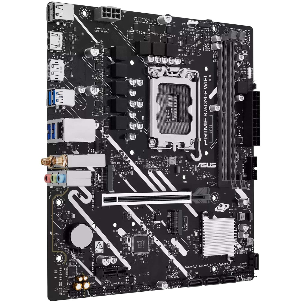 Материнська плата ASUS PRIME B760M-F WIFI (90MB1N00-M0EAY0) Принзначення для настільного комп'ютера