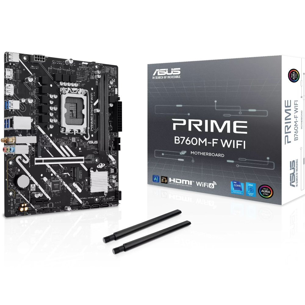 Зображення Материнська плата ASUS PRIME B760M-F WIFI (90MB1N00-M0EAY0)