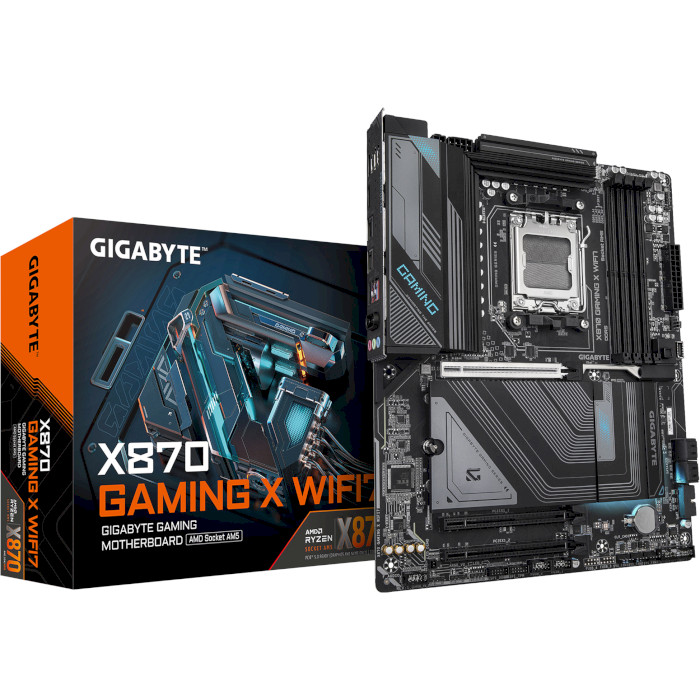 Материнская плата GIGABYTE X870 GAMING X WIFI7 (X870_GAMING_X_WIFI7) Частота работы памяти 8000
