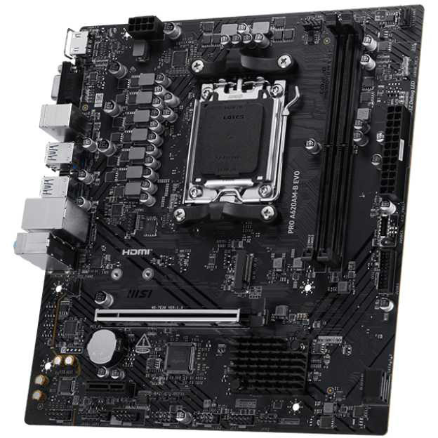 Материнська плата MSI PRO A620AM-B EVO Принзначення для настільного комп'ютера