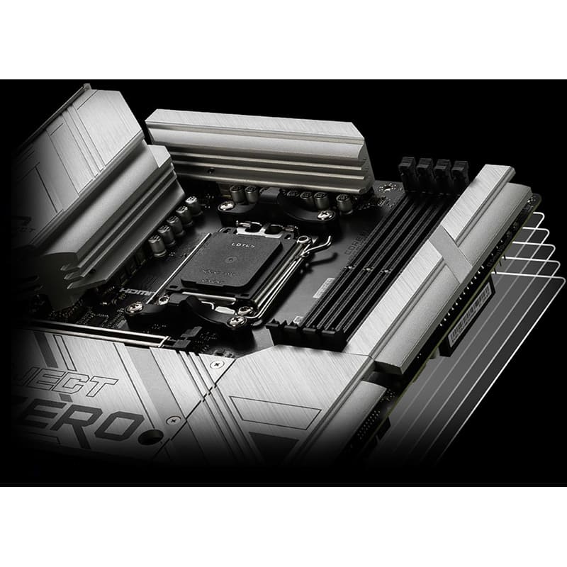 Фото Материнська плата MSI B650M PROJECT ZERO (911-7E09-003)