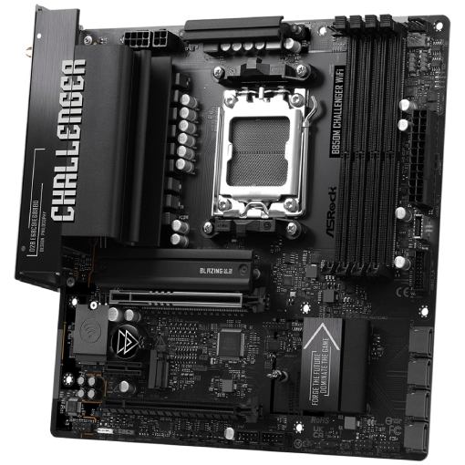 Материнська плата ASROCK B850M CHALLENGER WIFI Black Сокет AMD AM5
