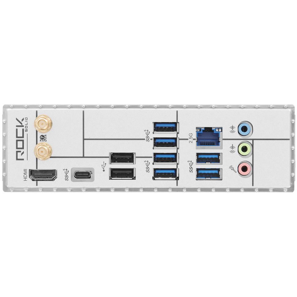 Материнская плата ASROCK B860 ROCK WIFI 7 Black Поддерживаемые процессоры Intel Core Ultra Processors (Series 2) (LGA1851)