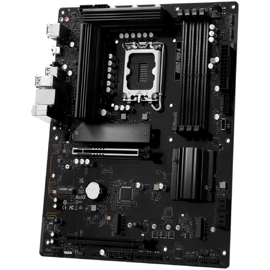 Материнська плата ASROCK B860 PRO-A Black Принзначення для настільного комп'ютера