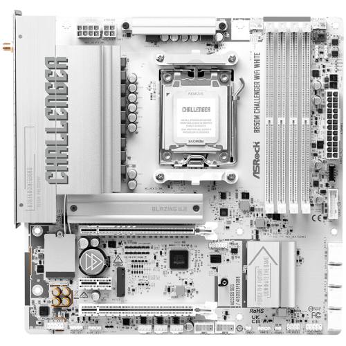 Материнська плата ASROCK B850M CHALLENGER WIFI White