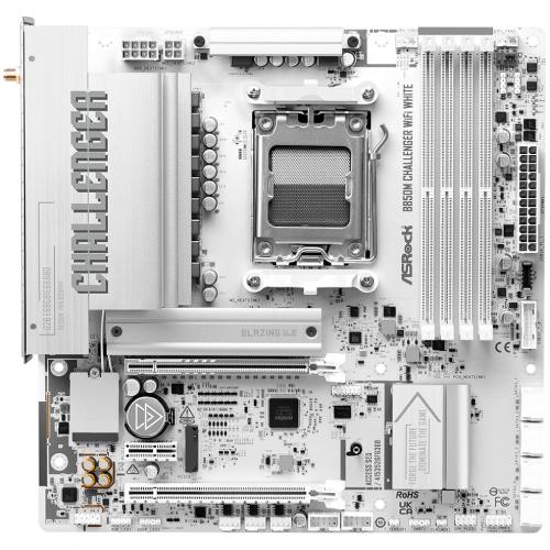 Материнська плата ASROCK B850M CHALLENGER WIFI White Принзначення для настільного комп'ютера