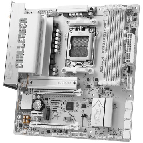 Материнська плата ASROCK B850M CHALLENGER WIFI White Сокет AMD AM5
