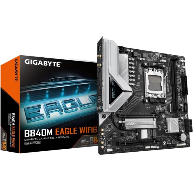 Материнская плата GIGABYTE B840M EAGLE WIFI6 Сокет AMD AM5