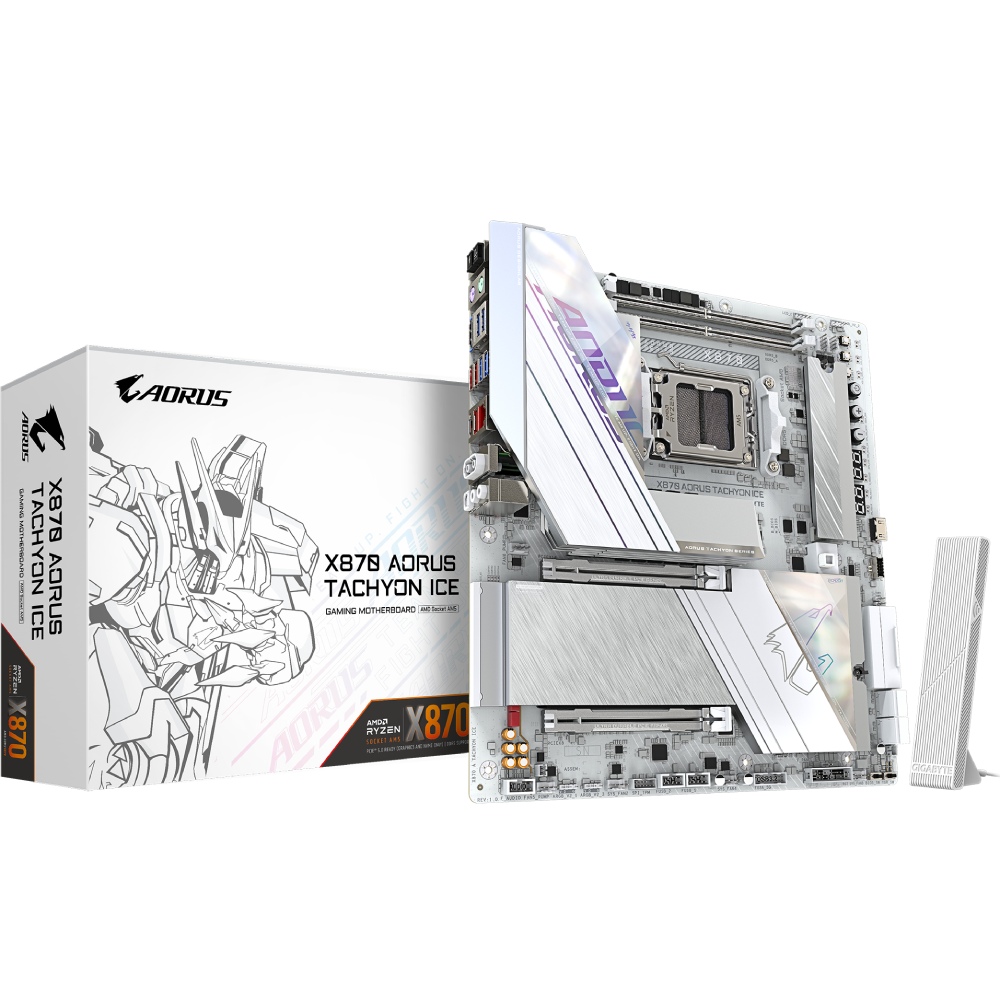 Материнська плата GIGABYTE X870 AORUS TACHYON ICE Сокет AMD AM5