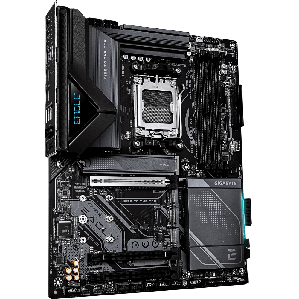 Материнська плата GIGABYTE X870E EAGLE WIFI7 Роз'ємів на задній панелі USB 4 Gen 3 x 2 Type-C  2
