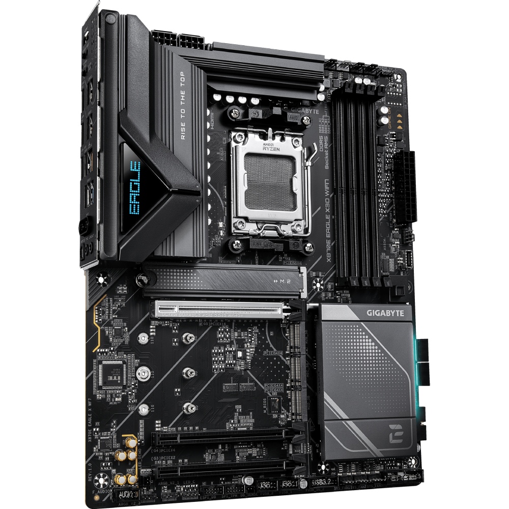 Материнская плата GIGABYTE X870E EAGLE X3D WIFI7 Разъемов на задней панели USB 4 Gen 3 x 2 Type-C  2
