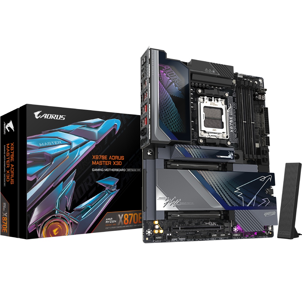 Фото Материнська плата GIGABYTE X870E AORUS MASTER X3D