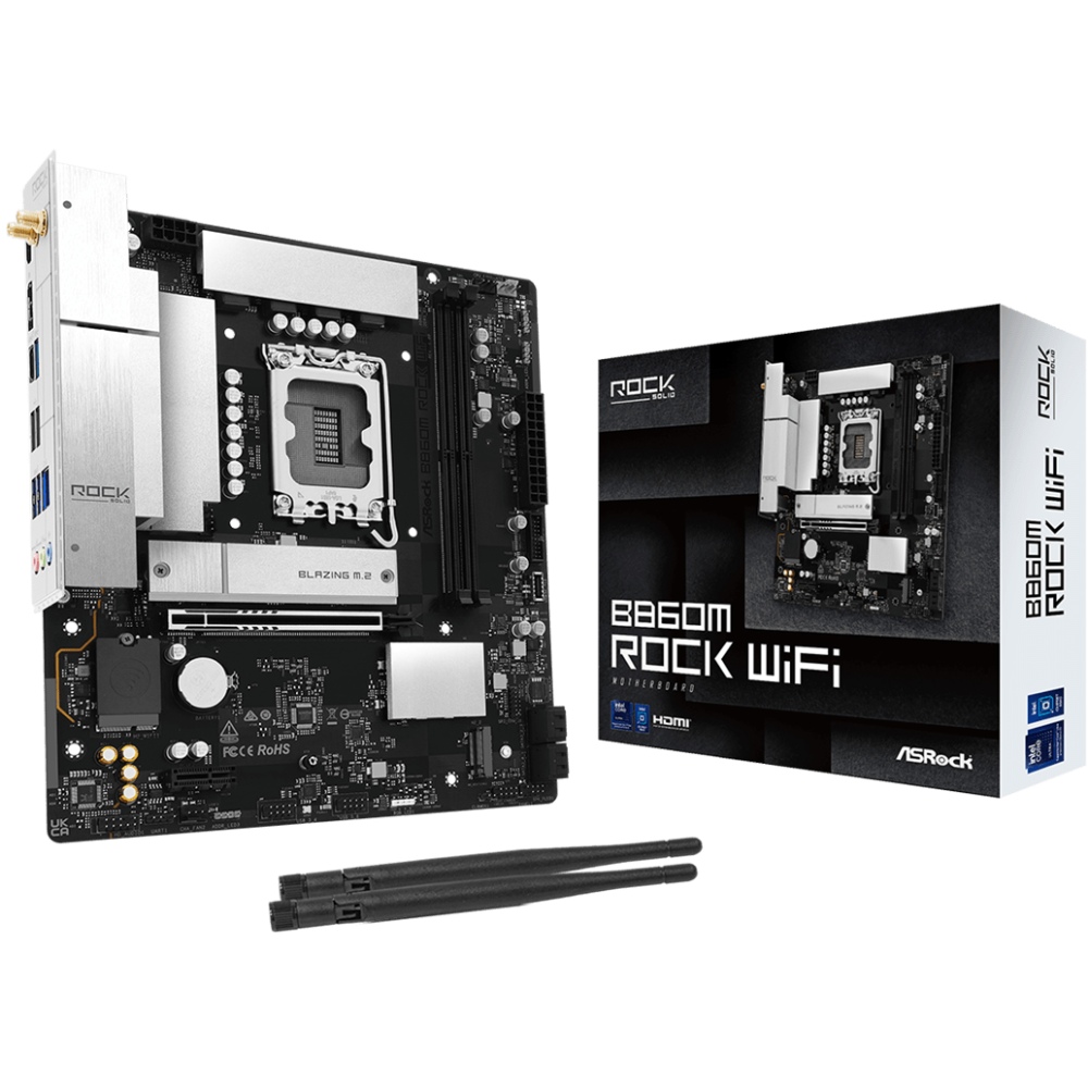 Зовнішній вигляд Материнська плата ASROCK B860M ROCK WIFI