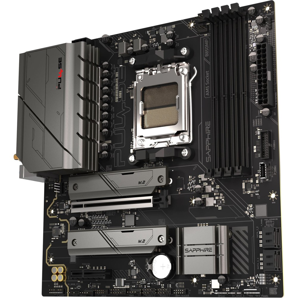 Материнська плата SAPPHIRE PULSE B850M WIFI (52123-04-40G) ᐉ