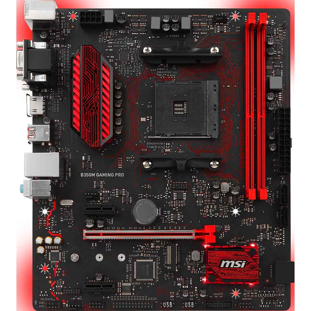 Материнская плата msi b350m pro vdh обзор