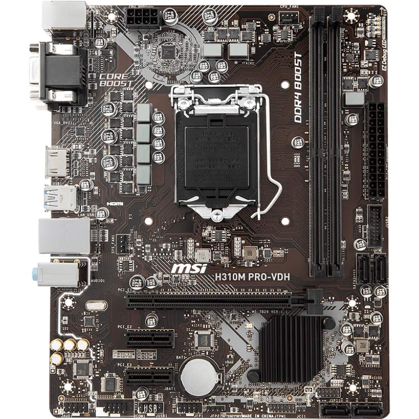 

Материнская плата MSI H310M PRO-VDH, s1151 H310M PRO-VDH