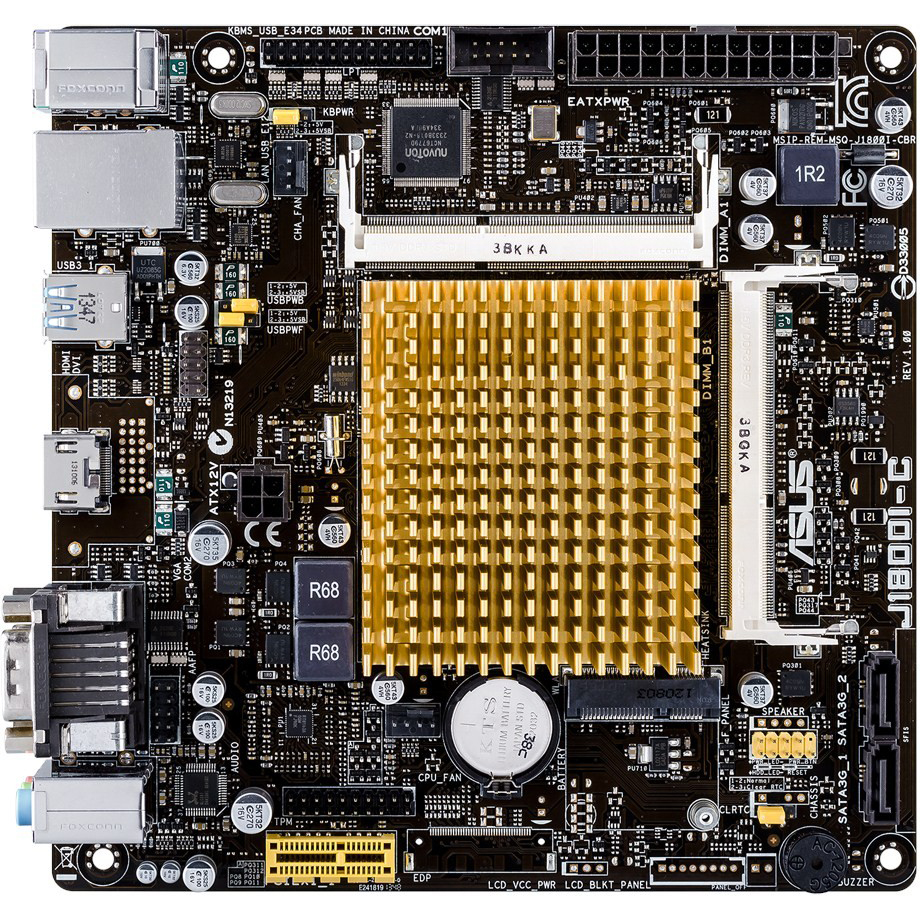 Материнська плата ASUS J1800I-C