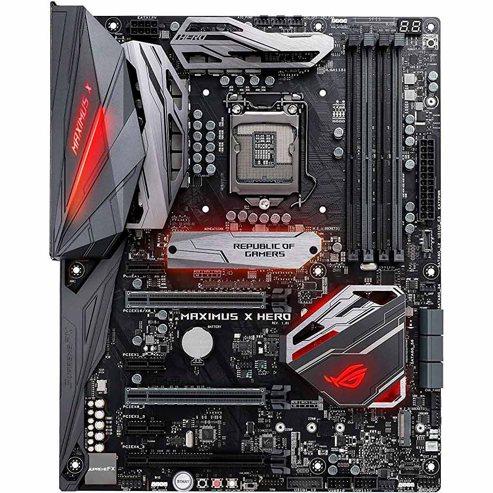 

Материнская плата ASUS ROG MAXIMUS X HERO, s1151 Z370 ROG MAXIMUS X HERO