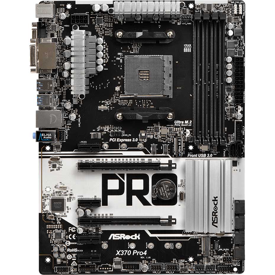 

Материнская плата ASROCK X370 PRO4, X370 PRO4