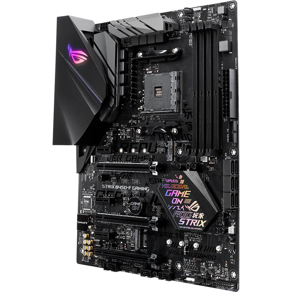 Материнская плата ASUS ROG STRIX B450-F GAMING Назначение для настольного компьютера