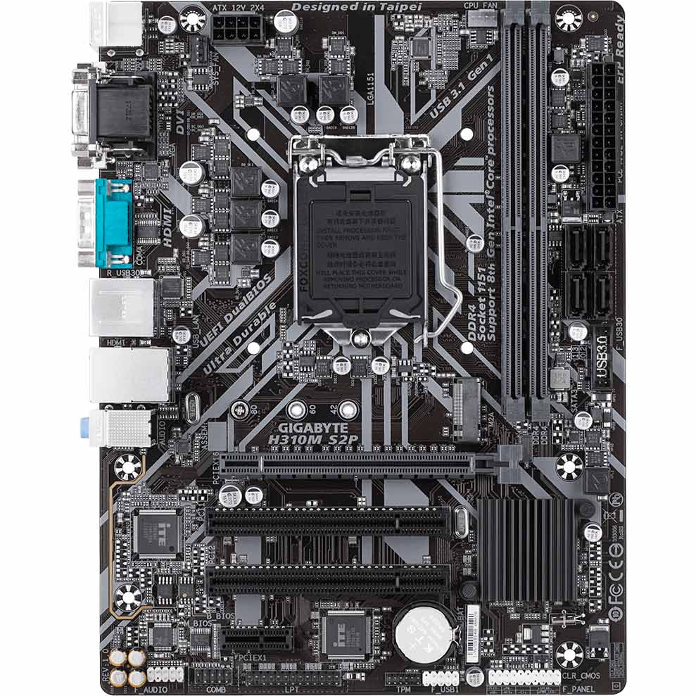 

Материнская плата GIGABYTE H310M S2P, H310M S2P