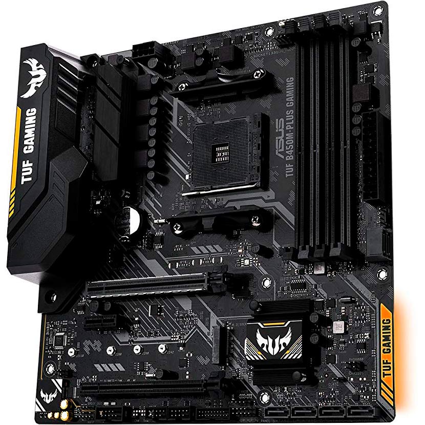 Материнская плата ASUS TUF B450M-PLUS GAMING Частота работы памяти 4400, 3466, 3200, 3000, 2800, 2666, 2400, 2133