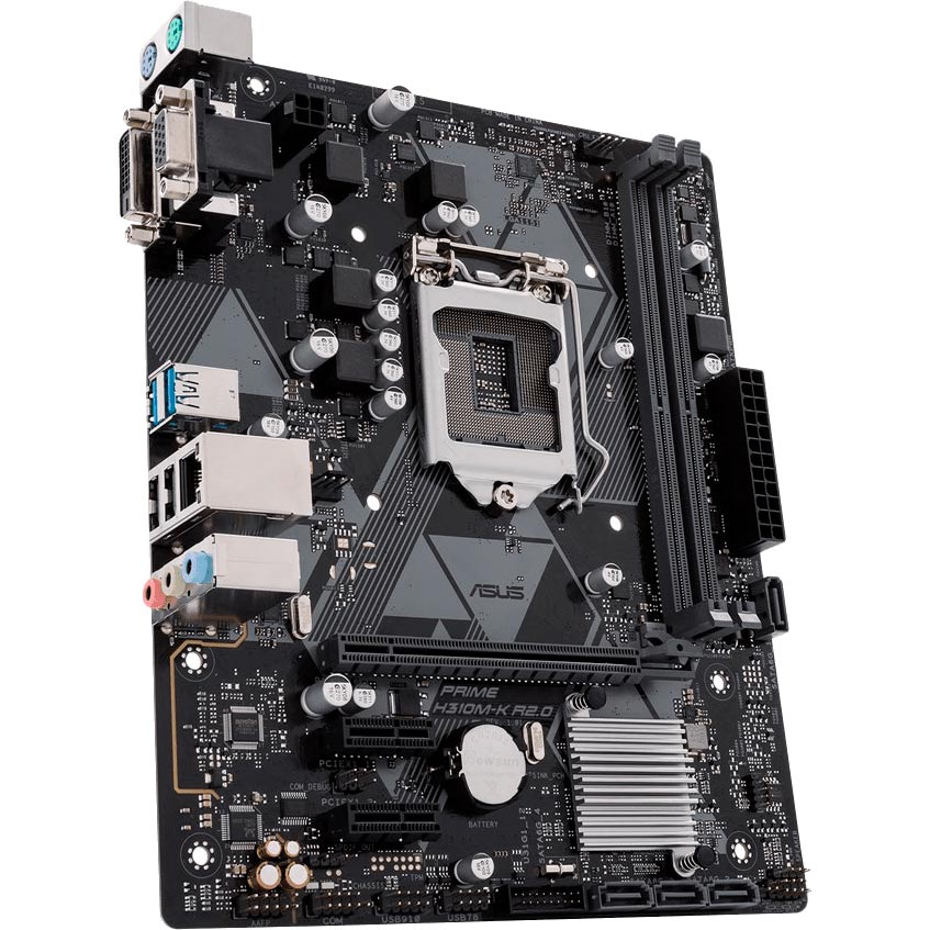 Материнская плата ASUS PRIME H310M-K R2.0 Частота работы памяти 2666, 2400, 2133