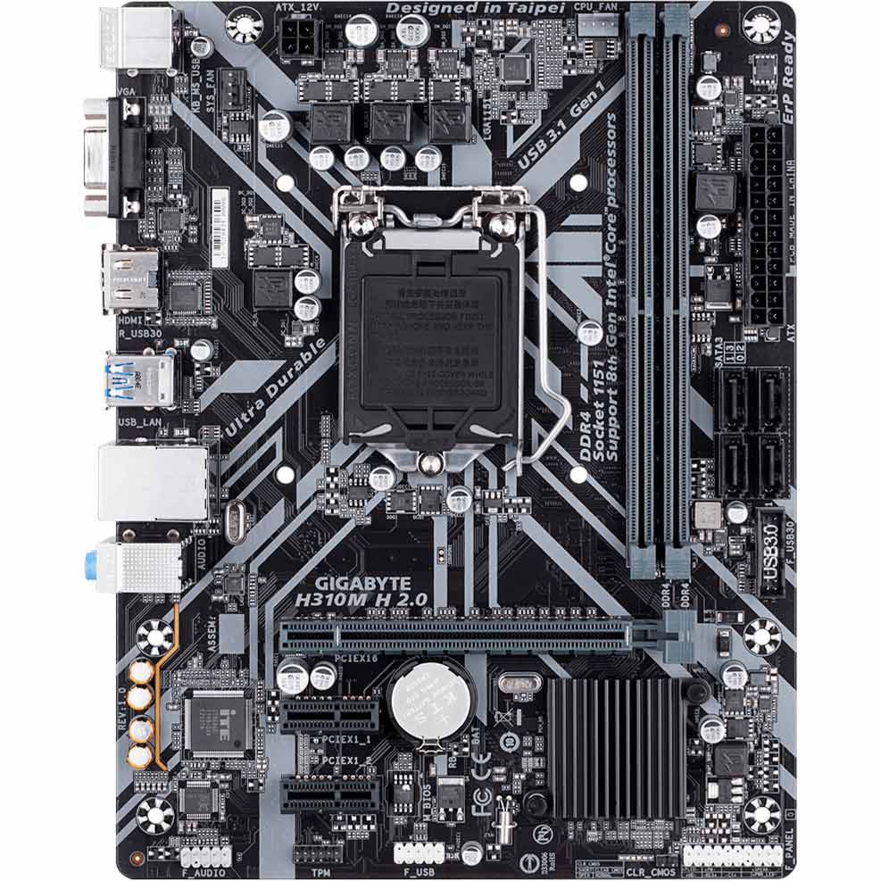 

Материнская плата GIGABYTE H310M H 2.0, H310M H 2.0