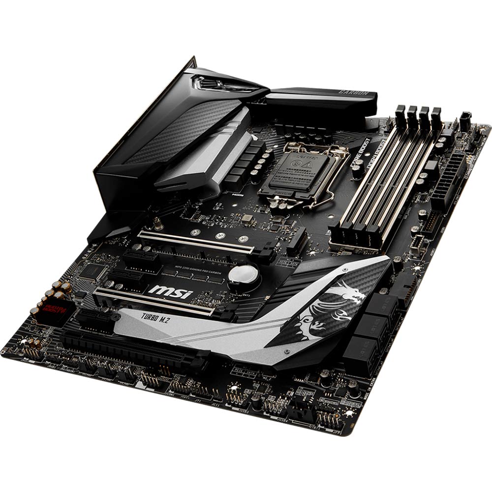 Материнская плата MSI MPG Z390 GAMING PRO CARBON Частота работы памяти 4400, 4300, 4266, 4200, 4133, 4000, 3866, 3733, 3600, 3466, 3400, 3333, 3300, 3200, 3000, 2800, 2666, 2400, 2133