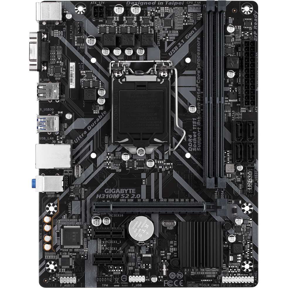 

Материнская плата GIGABYTE H310M S2 2.0, H310M S2 2.0
