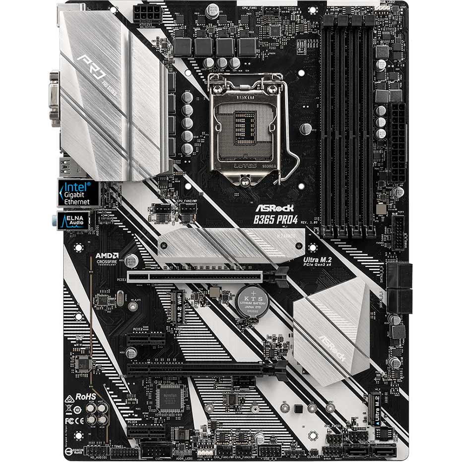 

Материнская плата ASROCK B365 PRO4, B365 PRO4 s1151 B365 ATX