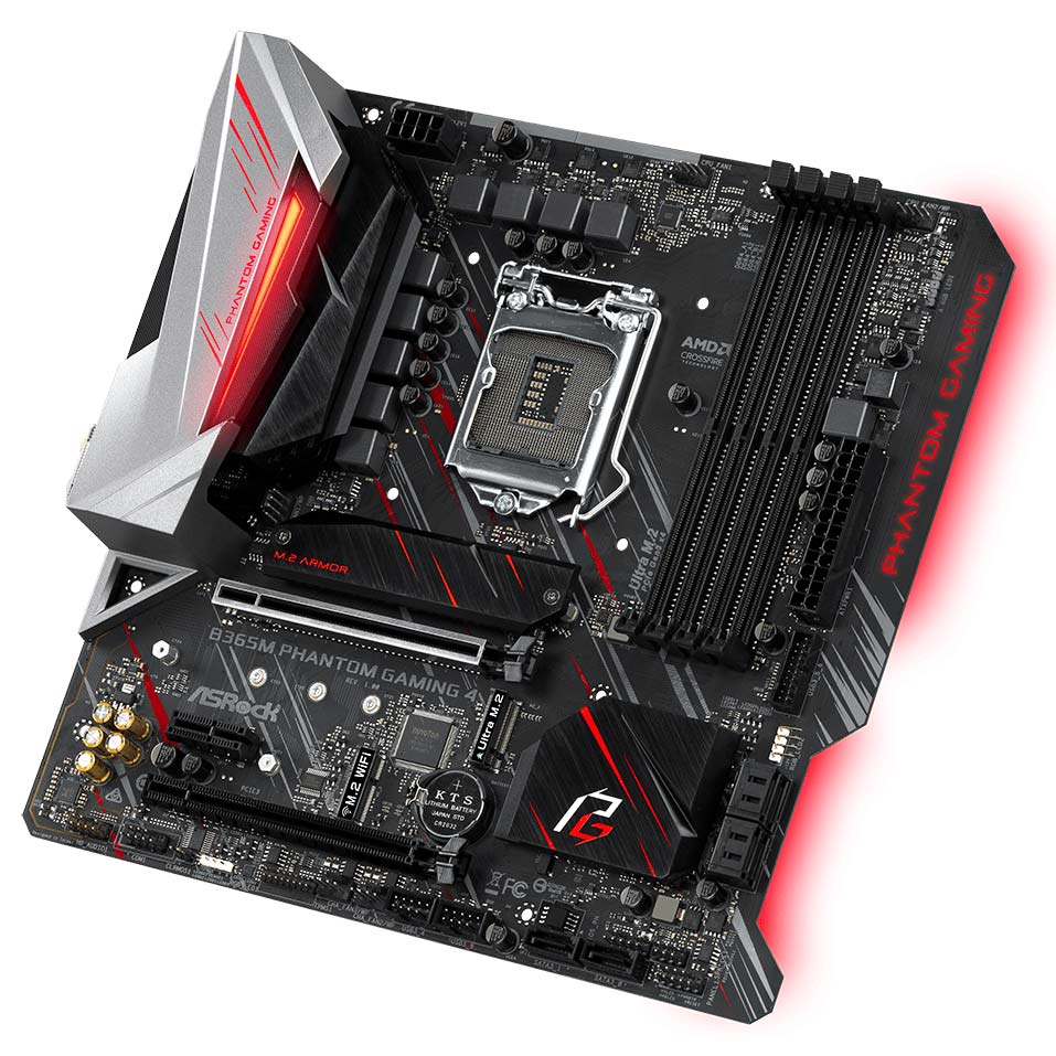 Материнская плата ASROCK B365M PHANTOM GAMING 4 Частота работы памяти 2666, 2400, 2133