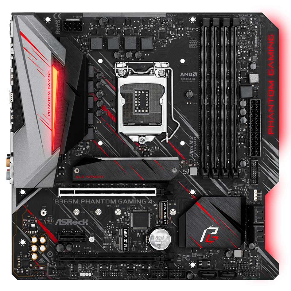 Материнская плата ASROCK B365M PHANTOM GAMING 4