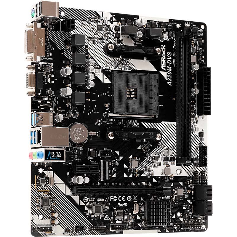 Материнская плата ASROCK A320M-DVS R4.0 Частота работы памяти 3200+, 2933, 2667, 2400, 2133