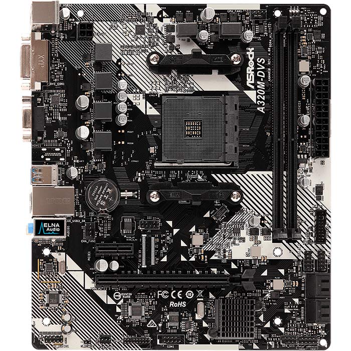 

Материнская плата ASROCK A320M-DVS R4.0, sAM4 A320M-DVS R4.0