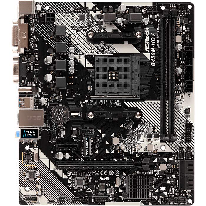 Материнська плата ASROCK B450M-HDV R4.0