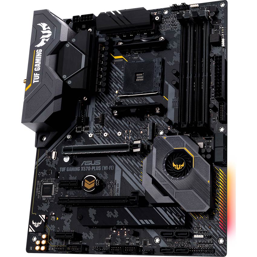 Материнська плата ASUS TUF GAM X570-PLUS WIFI Частота роботи пам'яті 5100, 4800, 4600, 4400, 4266, 4133, 4000, 3866, 3733, 3600, 3466, 3400, 3200, 3000, 2933, 2800, 2666, 2400, 2133