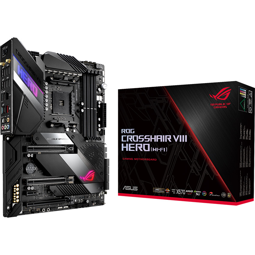 Внешний вид Материнская плата ASUS CROSSHAIR VIII HERO WIFI