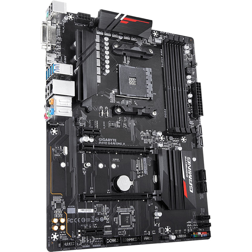 Материнская плата GIGABYTE B450 GAMING X Назначение для настольного компьютера
