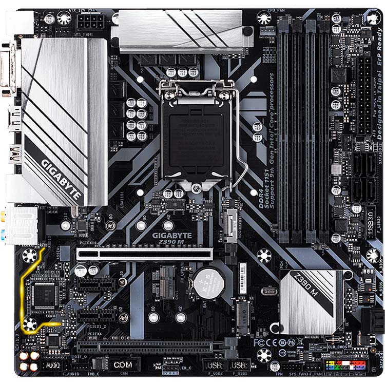 

Материнская плата GIGABYTE Z390 M, Z390 M s1151