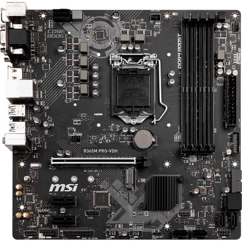 

Материнская плата MSI B365M PRO-VDH, s1151 B365M PRO-VDH