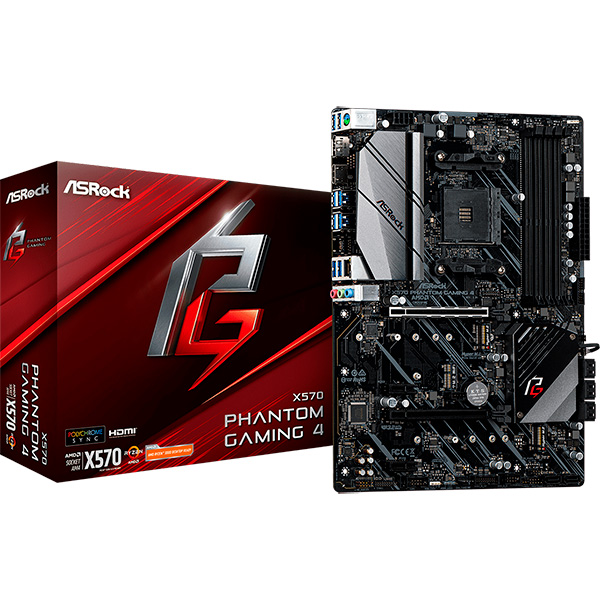 Материнская плата ASROCK X570 Phantom Gaming 4 Поддерживаемые процессоры Ryzen 2000/3000