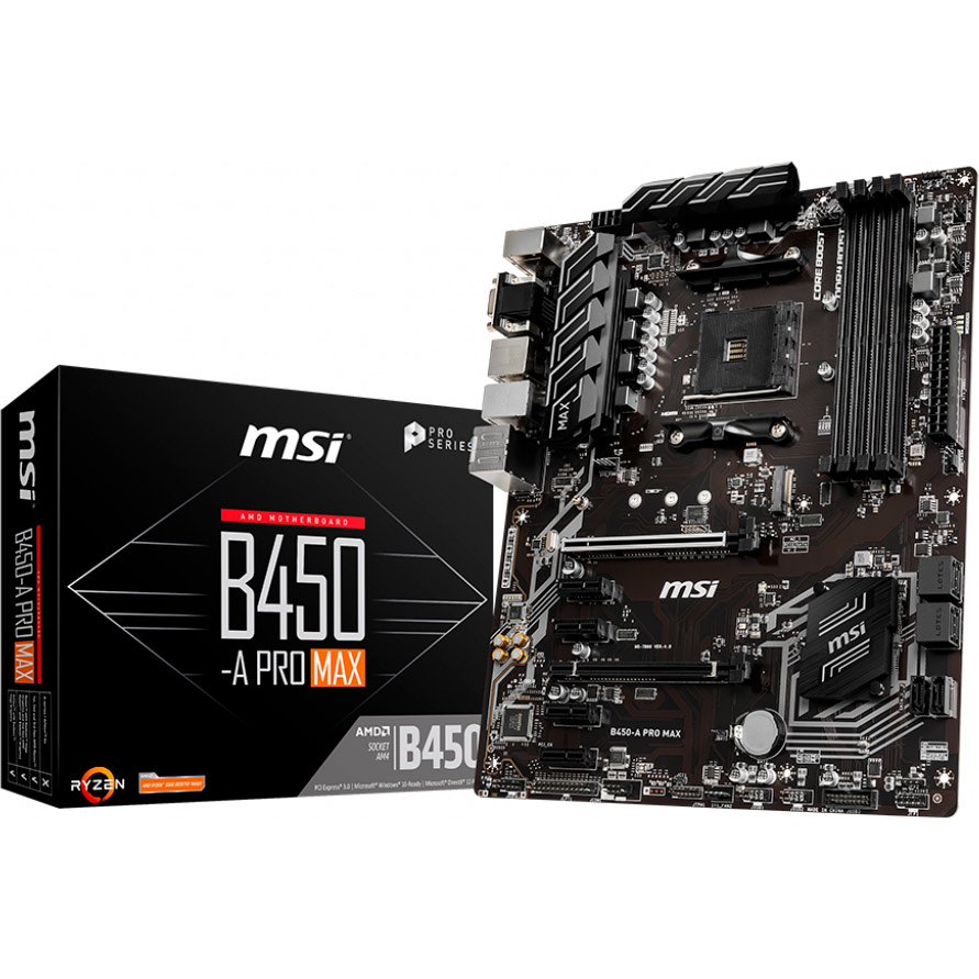 Материнская плата MSI B450-A PRO MAX Сокет AMD AM4