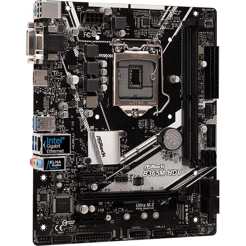 Материнская плата ASROCK B365M-HDV Назначение для настольного компьютера