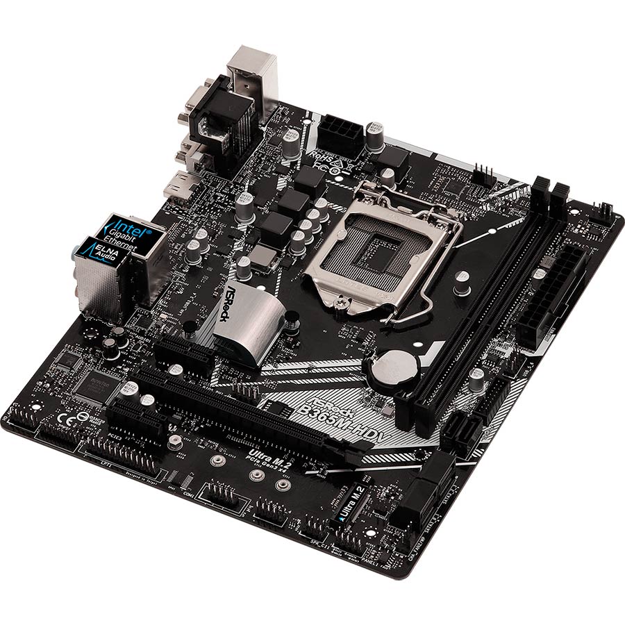 Материнская плата ASROCK B365M-HDV Частота работы памяти 2666, 2400, 2133