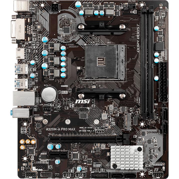 

Материнская плата MSI A320M-A PRO MAX, A320M-A PRO MAX sAM4