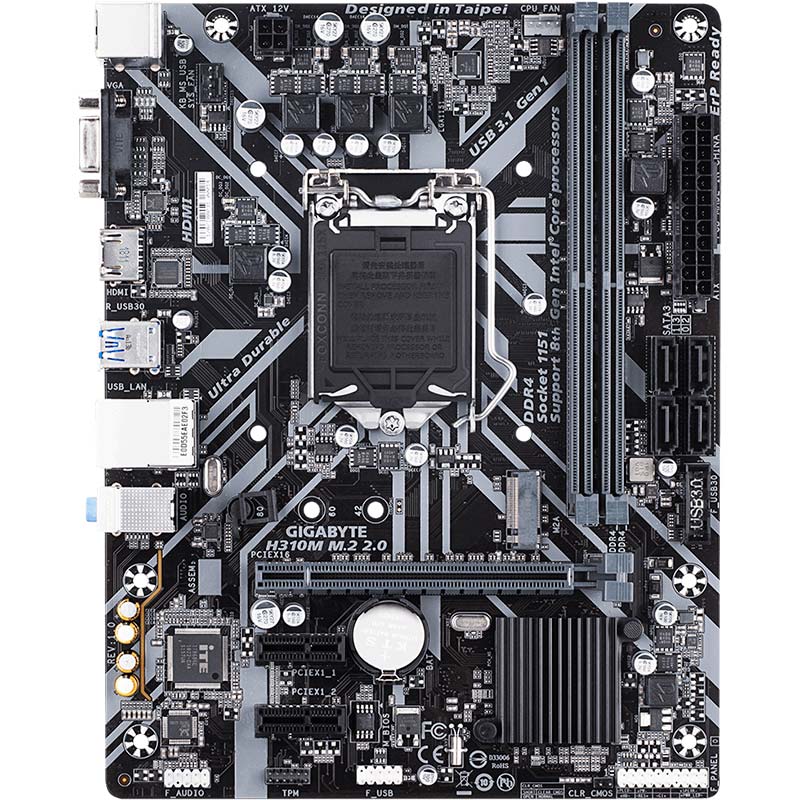 

Материнская плата GIGABYTE H310M M.2, H310M M.2 s1151 (H310M M.2 2.0)