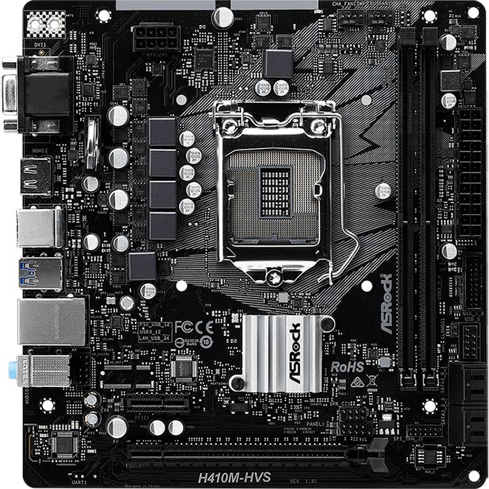

Материнская плата ASROCK H410M-HVS, H410M-HVS