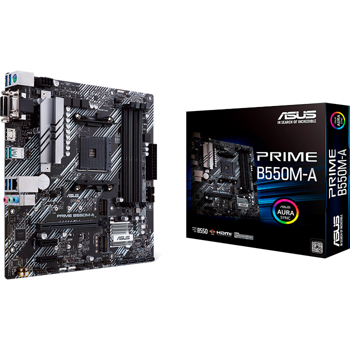 Материнська плата ASUS PRIME B550M-A Чіпсет AMD B550