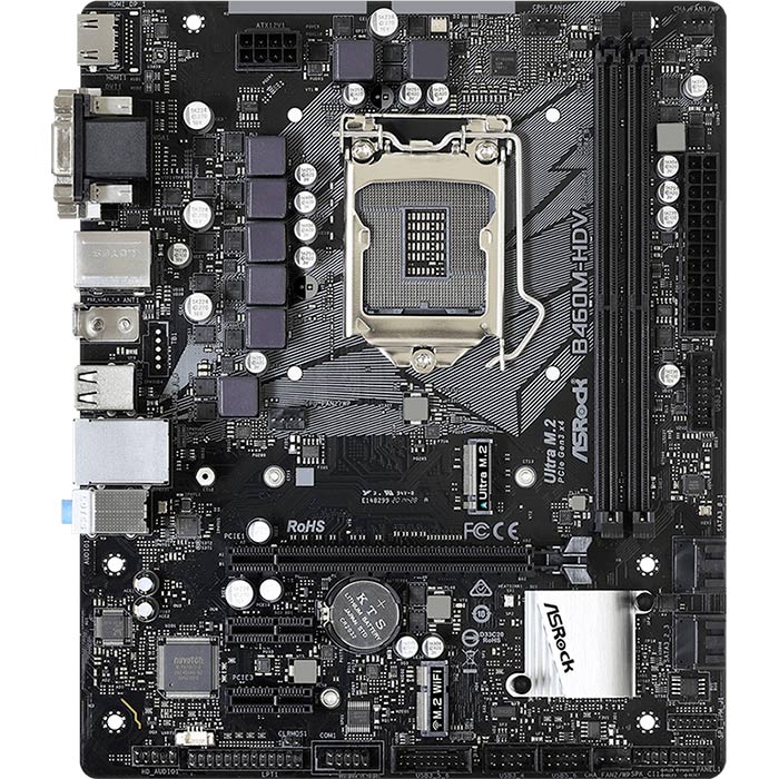 

Материнская плата ASROCK B460M-HDV, B460M-HDV s1200